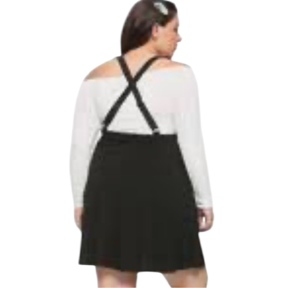 Hot Topic Y2K Black Suspender Skirt Size Large - Picture 2 of 12
